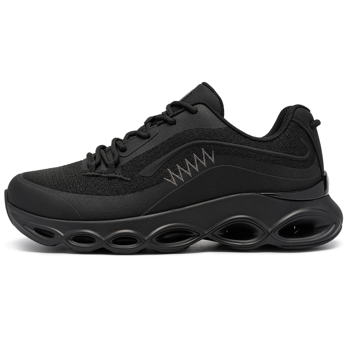 LARNMERN Safety Shoes High Elasticity Shock Absorption Steel Toe Shoes Breathable Work Shoes