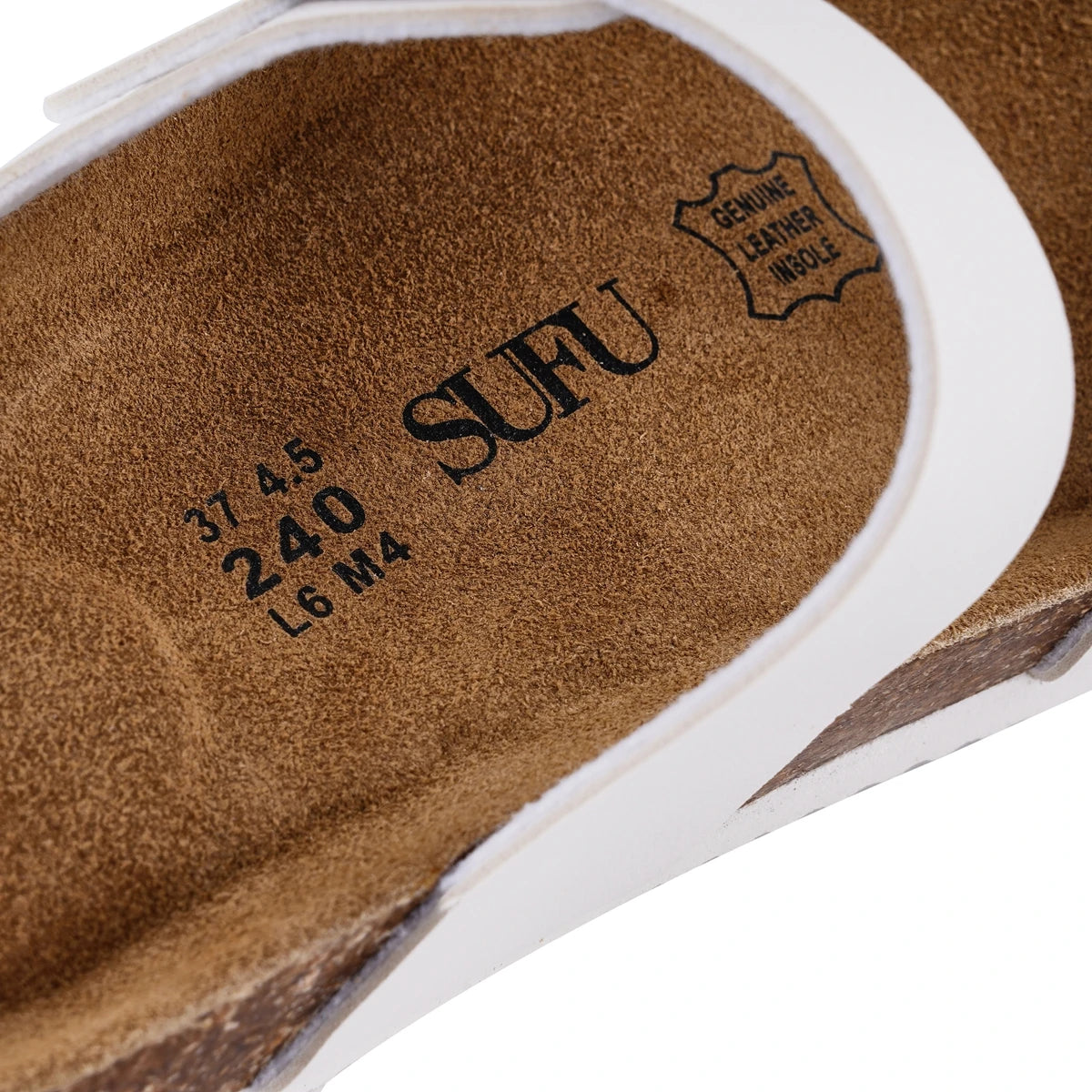 SUFU Hot Sale Sandals Natural Leather Outdoor Beach Buckle Fashion Brand Non-Slip Flip Flops Woman