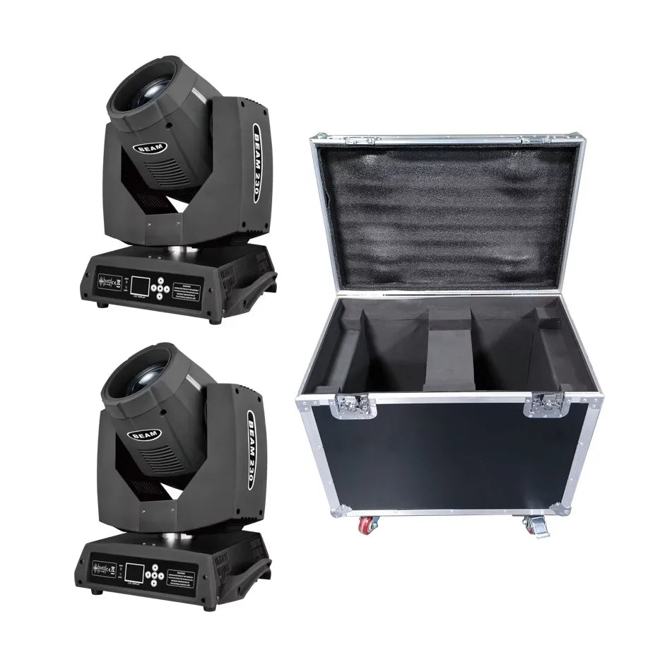 2pcs Sharpy Beam 7r 230w Rack case option Beam 7R Moving Head Light Controler Fly case Dj Projector Party Stage Control with DMX
