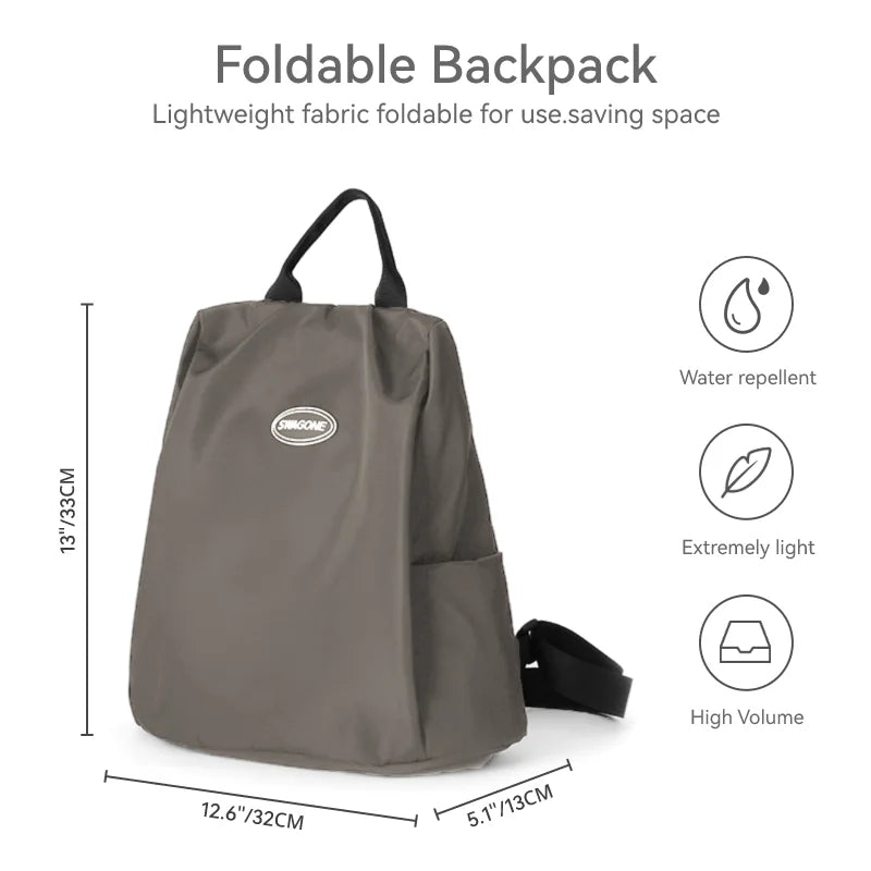 High Quality Solid Anti Theft Backpacks Nylon Fashion SchoolBag Luxury Designer Brand Women's Backpacks Ladies Travel Knapsack