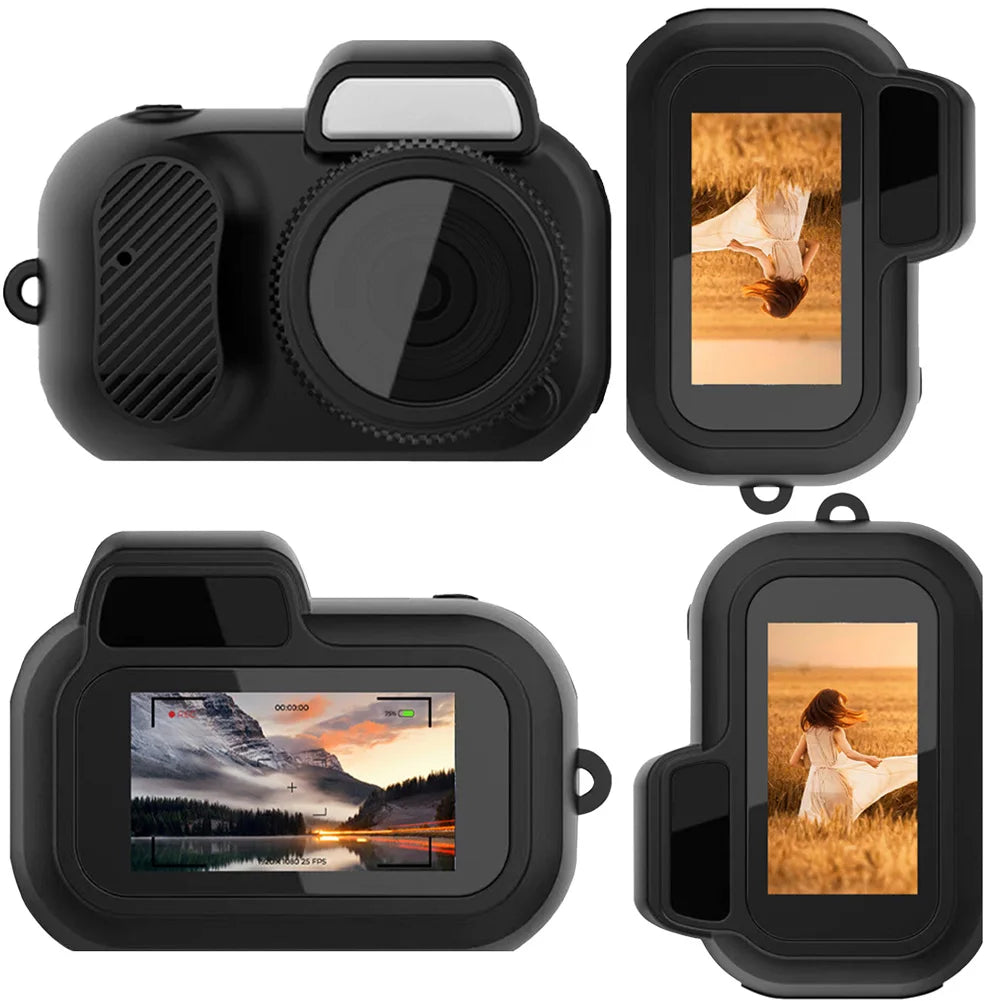 Mini Camera With 0.96in Screen 1080P Micro Digital Camera Ultra Compact Mini Camera Video Recorder for Indoor Home Outdoor