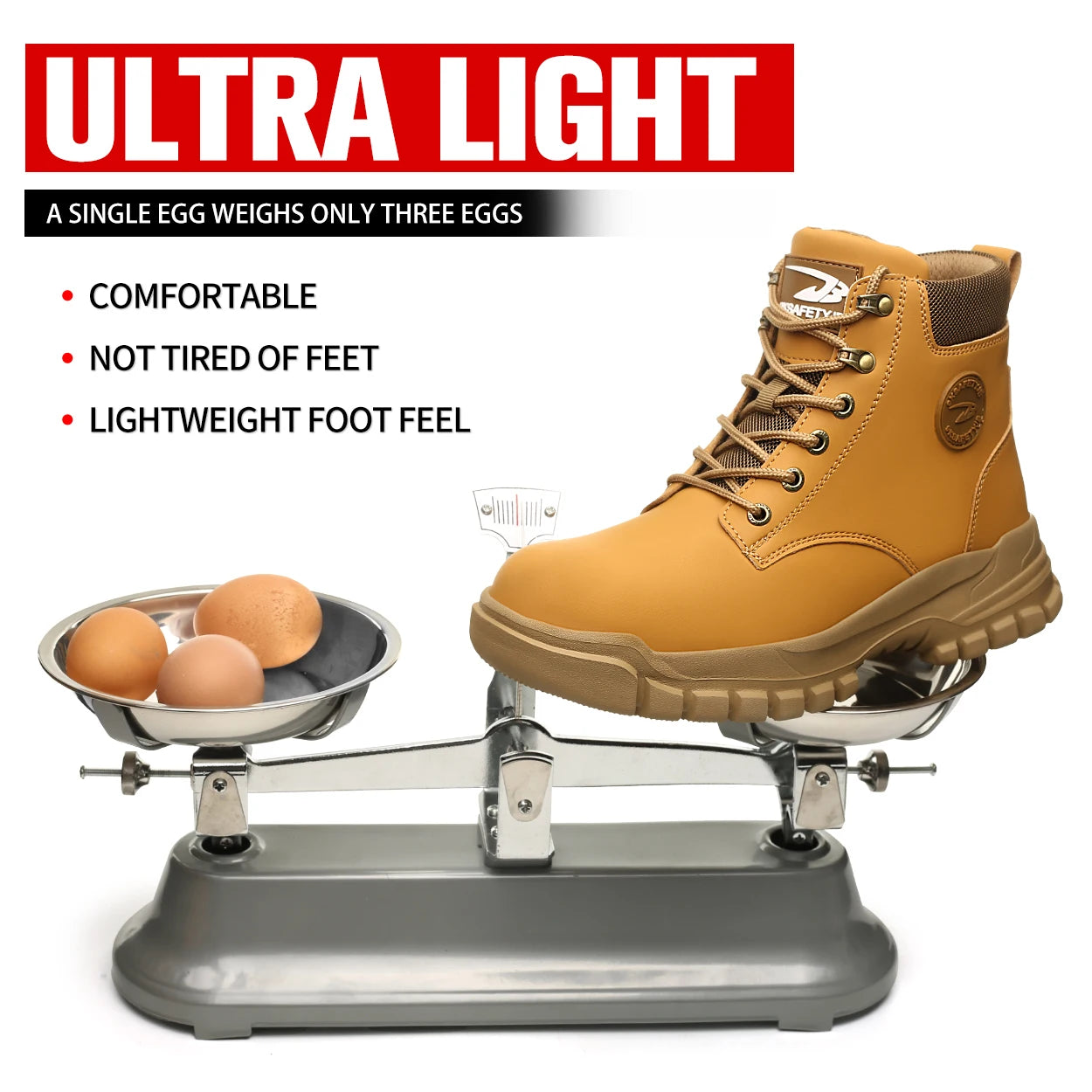 Department Name High Top PU Safety Shoes Anti Puncture