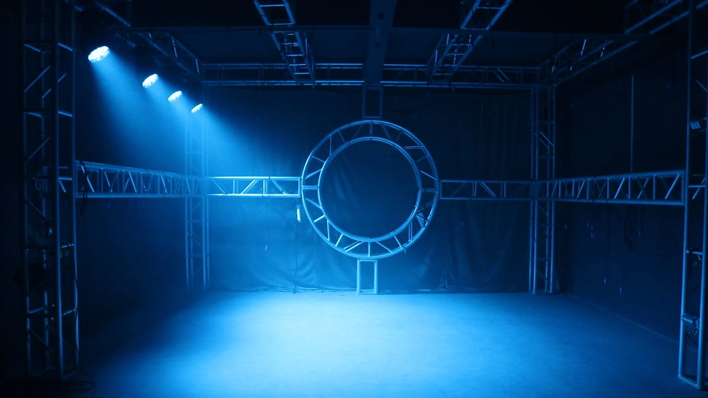 SHEHDS LED Beam+Wash 19x15W RGBW Zoom Lighting For Professional Stage Christmas Lights Audience Bars DJ&Disco