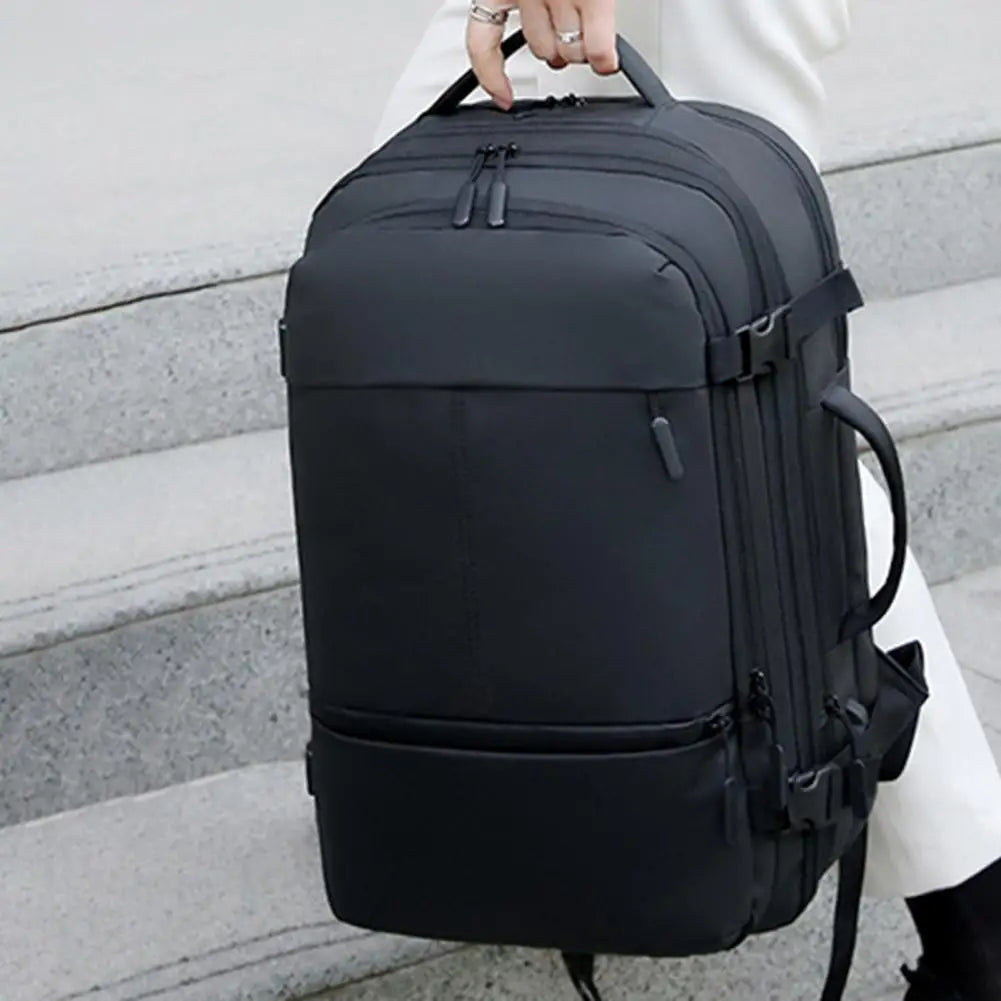 Travel Men Laptop Backpack Expandable Business Large Capacity School Backpack Expand Outdoor Backpack With USB Charging Port