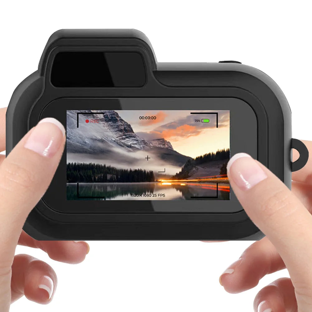 Mini Camera With 0.96in Screen 1080P Micro Digital Camera Ultra Compact Mini Camera Video Recorder for Indoor Home Outdoor