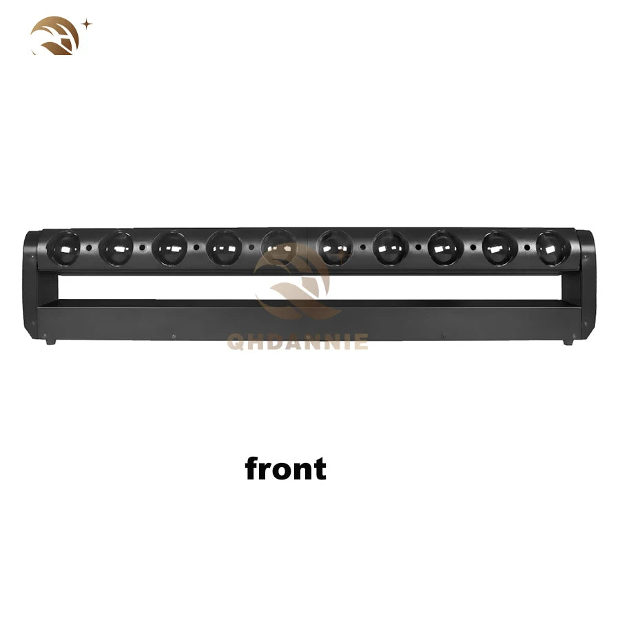 LED 10x40W RGBW 4in1 Beam  Moving Head  Light With Flightcase DMX512 DJ Projector Lights For Bar Party KTV Christmas Effect Lamp