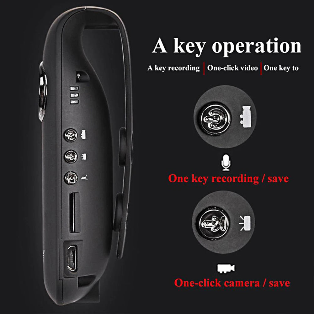 Mini Camera Video Audio Recording Cycling Video Recorder Motion Activate Portable Pocket Body Cams High Speed Police Body Camera