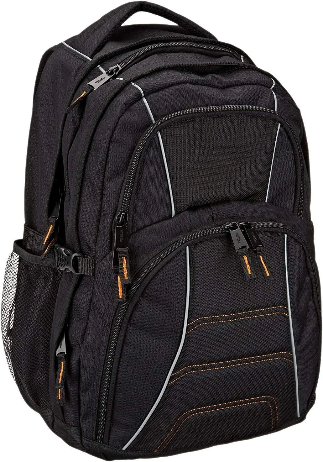 Basics Laptop Backpack for School, Work, Travel, Fits Up to 17-inch Laptops, Binders, Black