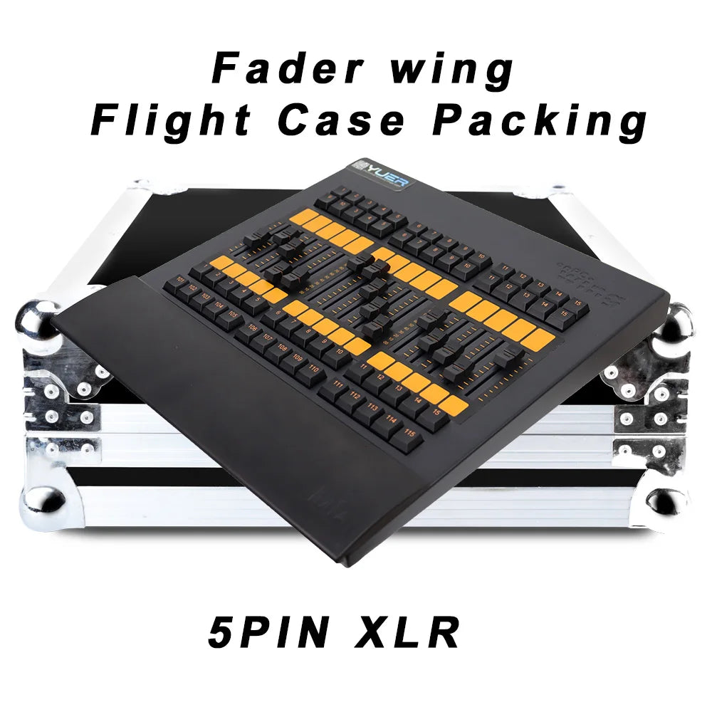 Command wing Controller Connect Lastest Version Software For Stage Lighting DMX Moving Head Lighting 2048 Parameters Fader Wing