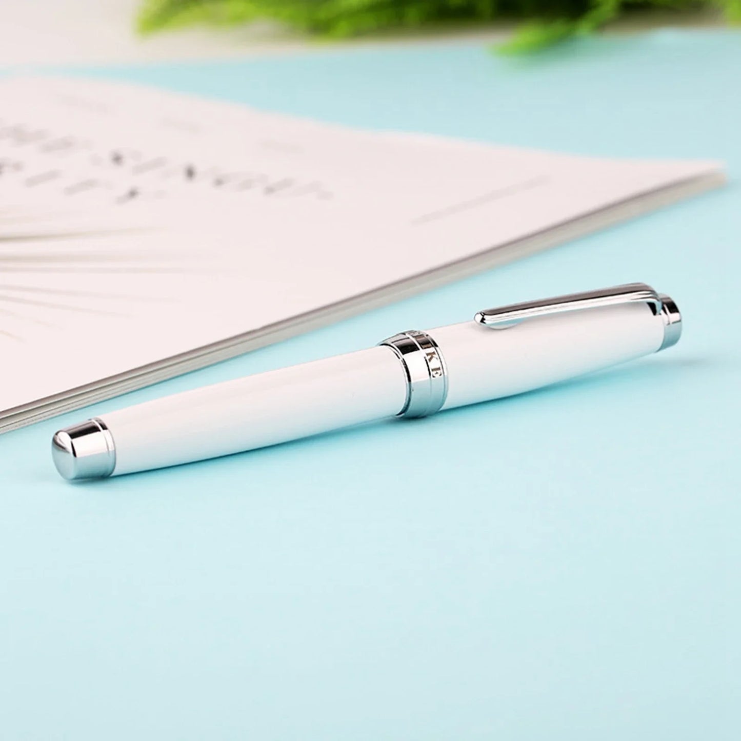 New Moon 3 Metal Fountain Pen molandi Color Korean Students' Writing Practice ink Pens office school supplies exquisite gift pen