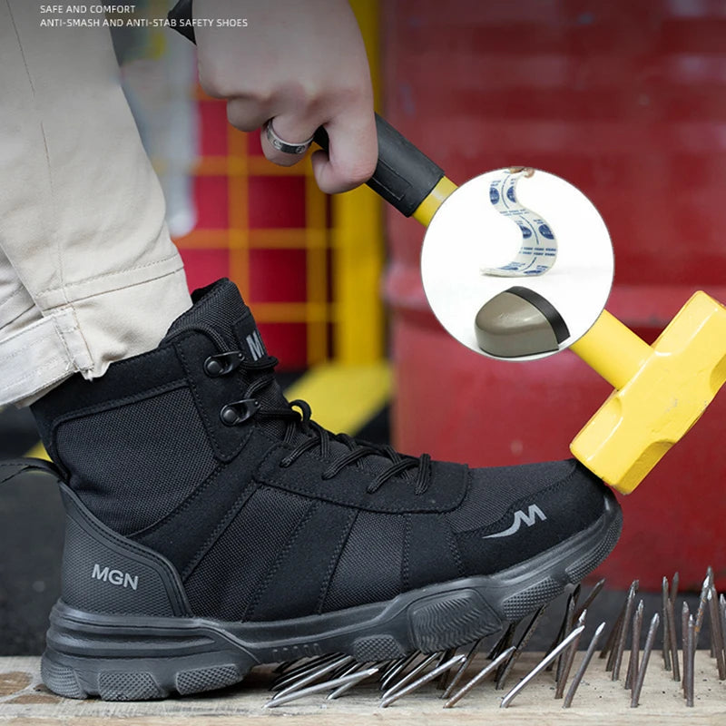 Durable Safety Boots Steel Toe Shoes For Men And Women