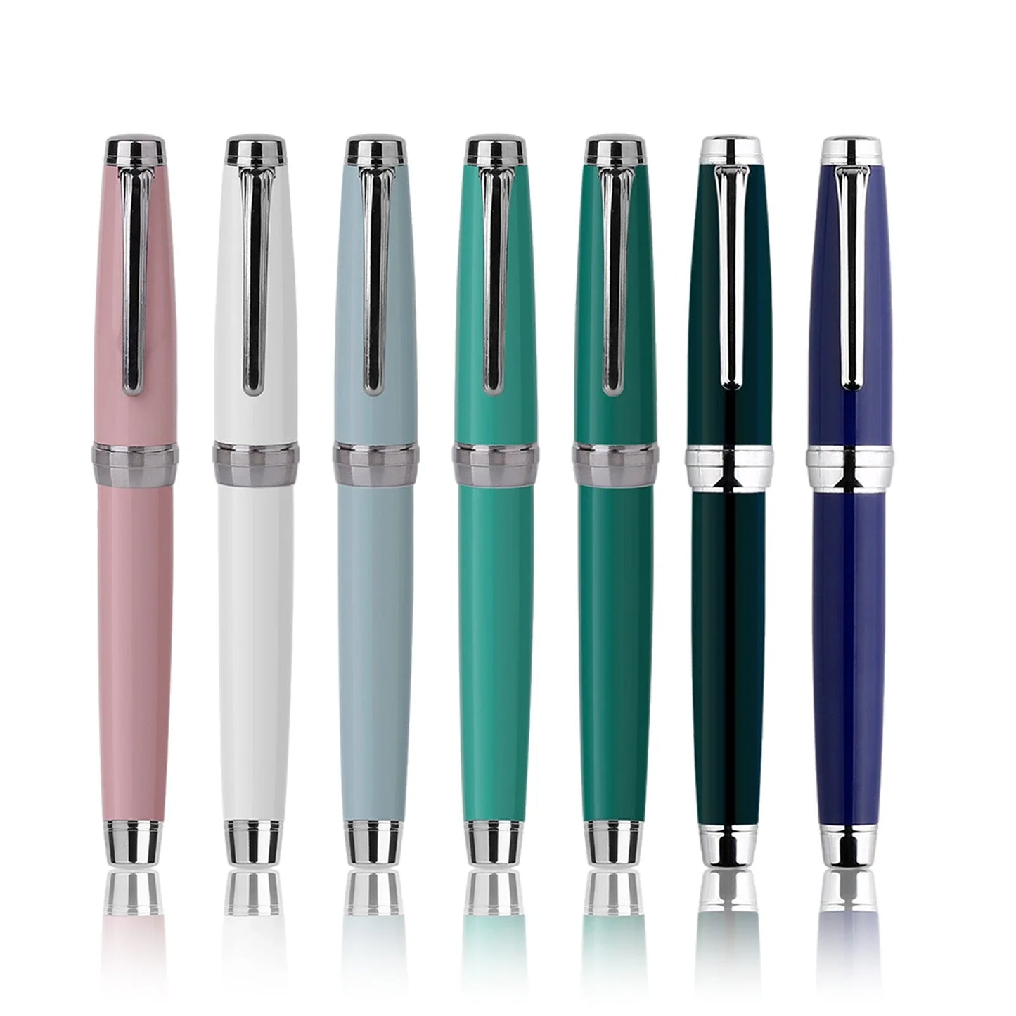 New Moon 3 Metal Fountain Pen molandi Color Korean Students' Writing Practice ink Pens office school supplies exquisite gift pen