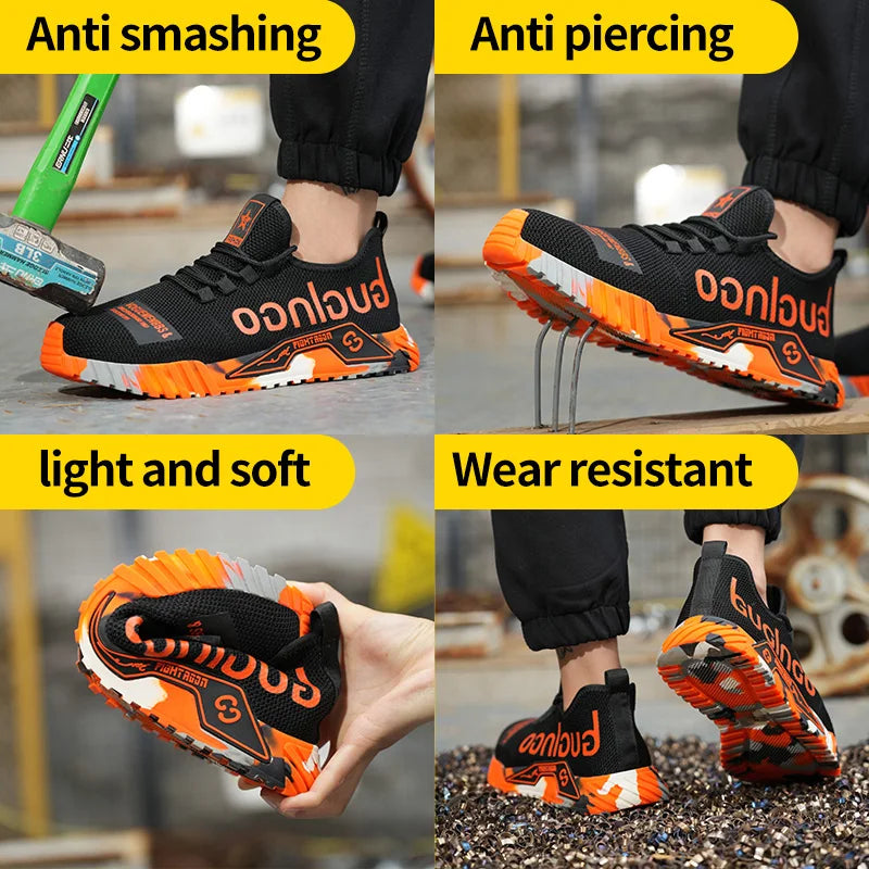 Department Name Anti Smash Safety Shoes Soft Sole Protection