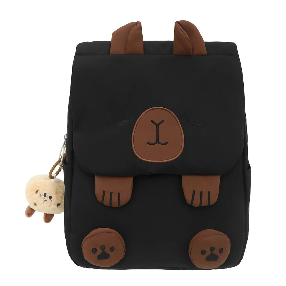Cartoon Squirrel Backpack Cute Animal School Bag High-Capacity Laptop Bags Kawaii Book Bags Nylon Knapsack Daypack for Travel