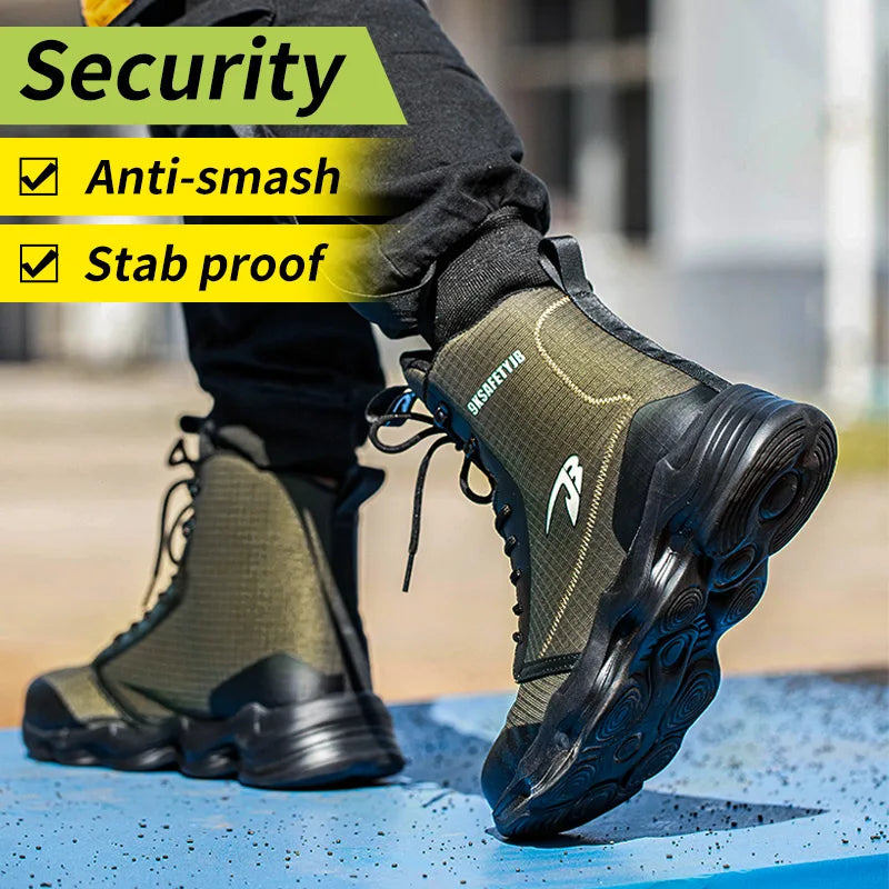 Breathable Safety Shoes Anti Smash and Puncture for Men