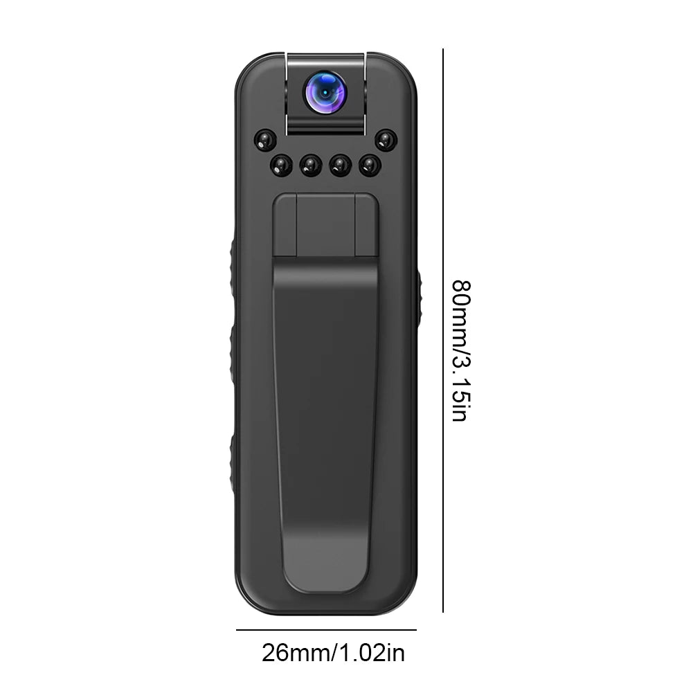 HD 1080P Mini Camera Motion Detection Infrared Night Vision Portable Digital Video Recorder Police Body Cam Miniature Camcorder