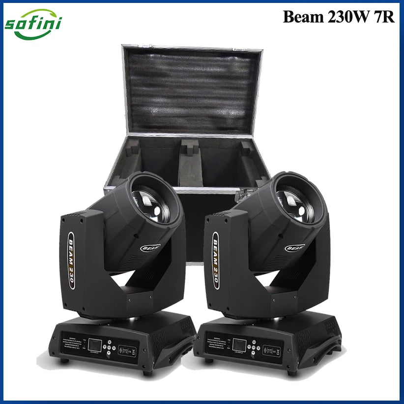 Lyre Beam 230W 7R Moving Head Stage Light Sharpy Gobo Dj Lights With 16Chs Dmx Control Good For Disco Bar Show
