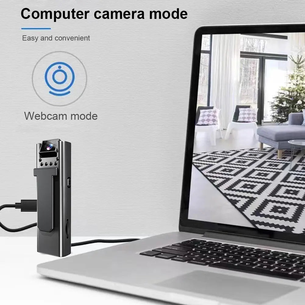 Small Camcorder 1080P HD Portable Law Enforcement Recorder Digital Video Recorder Night Vision 800mAh Support TF 128GB Micro USB
