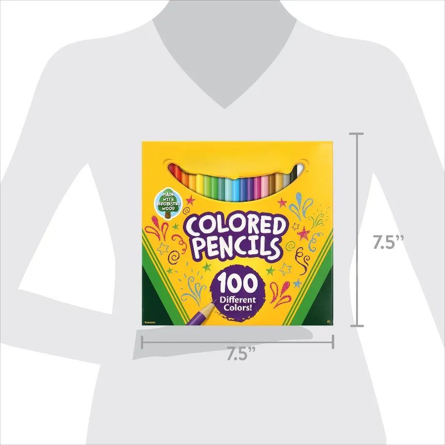 Colored Pencils, 100 Ct, School Supplies, Adult Coloring Pencils, Classroom Must Haves, Easter Gift for Teens