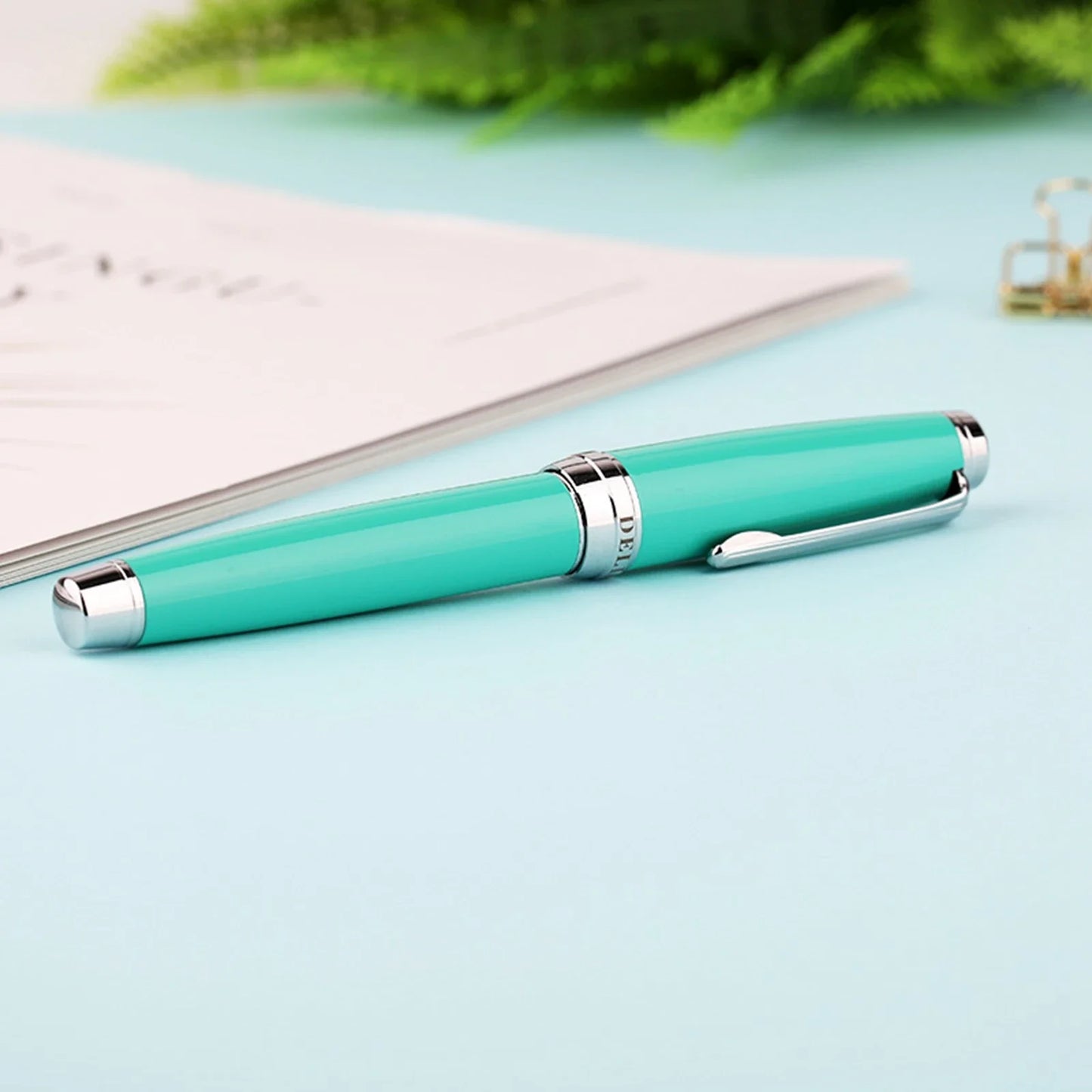 New Moon 3 Metal Fountain Pen molandi Color Korean Students' Writing Practice ink Pens office school supplies exquisite gift pen