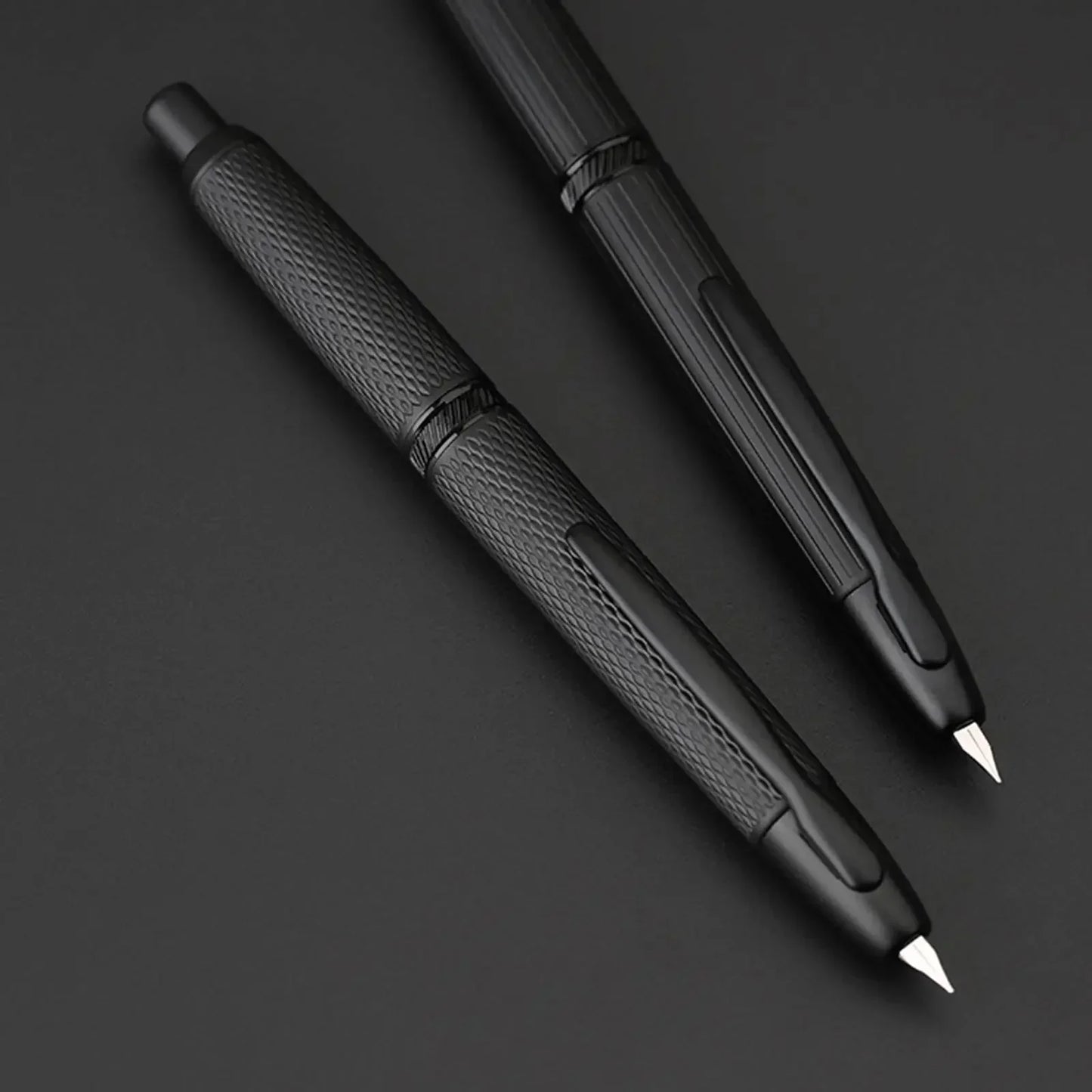 MOONMAN A1 AK1 Metal Press fountain pen Fish scale pattern design EF 0.4MM Nib writing ink pens school office supplies gifts pen