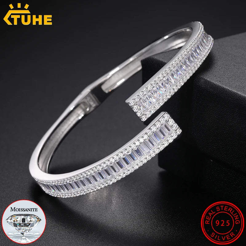 Luxury Bracelet Necklace Moissanite Chains Jewelry