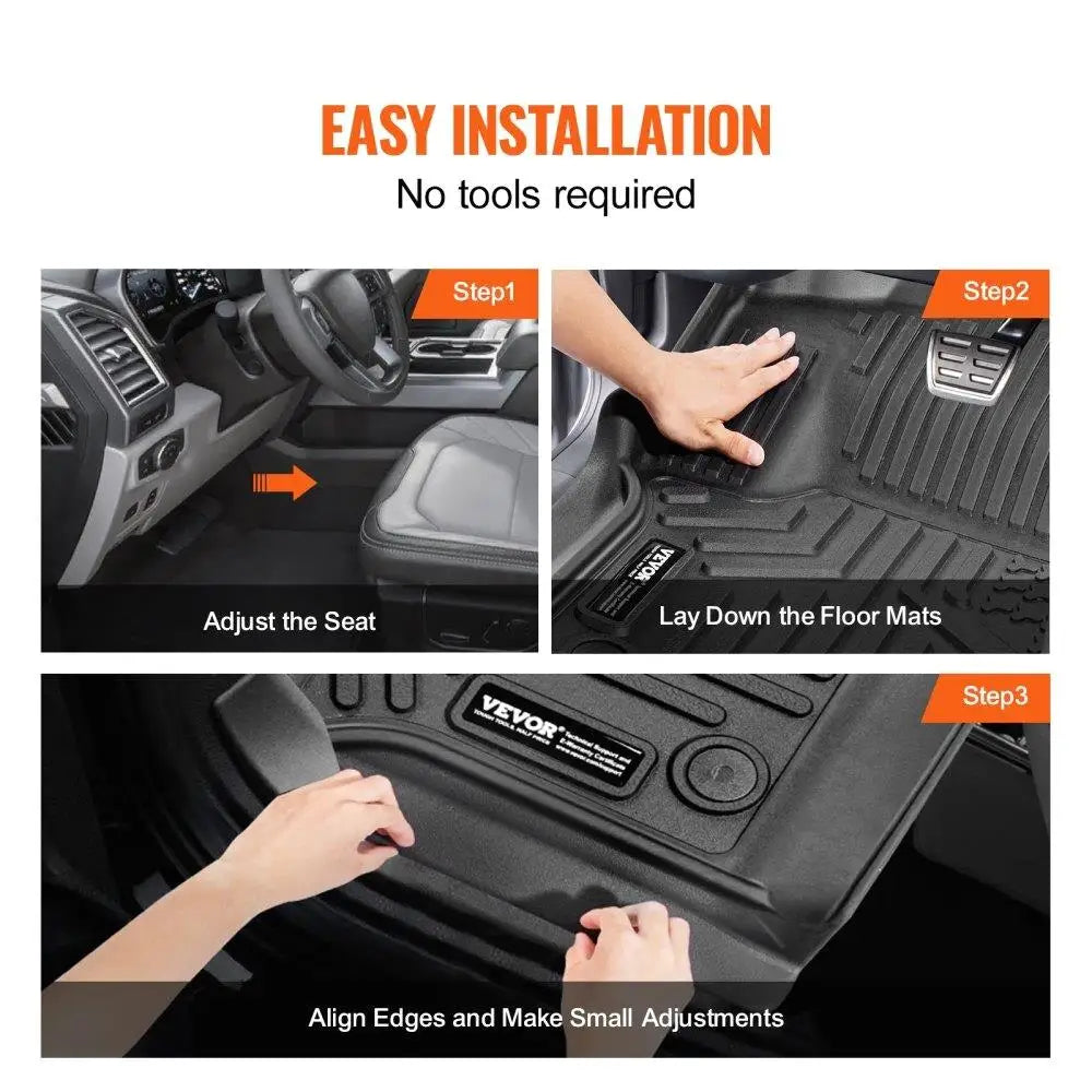 Floor Mats Ford F-250 /F-350/F-450 2017-2022 3 pcs