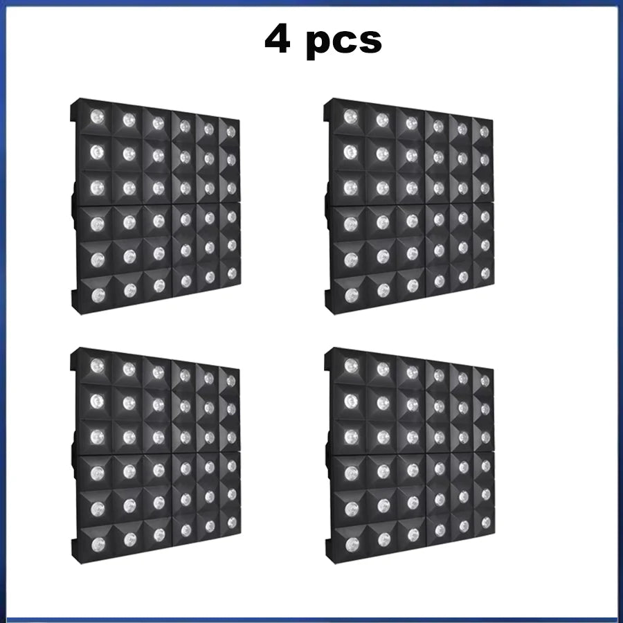 LED 36x3W RGB Blinder Matrix Beam DMX512 Stage Effect Light With Flightcase  For DJ Disco Party Dance Floor Clubs And Wedding
