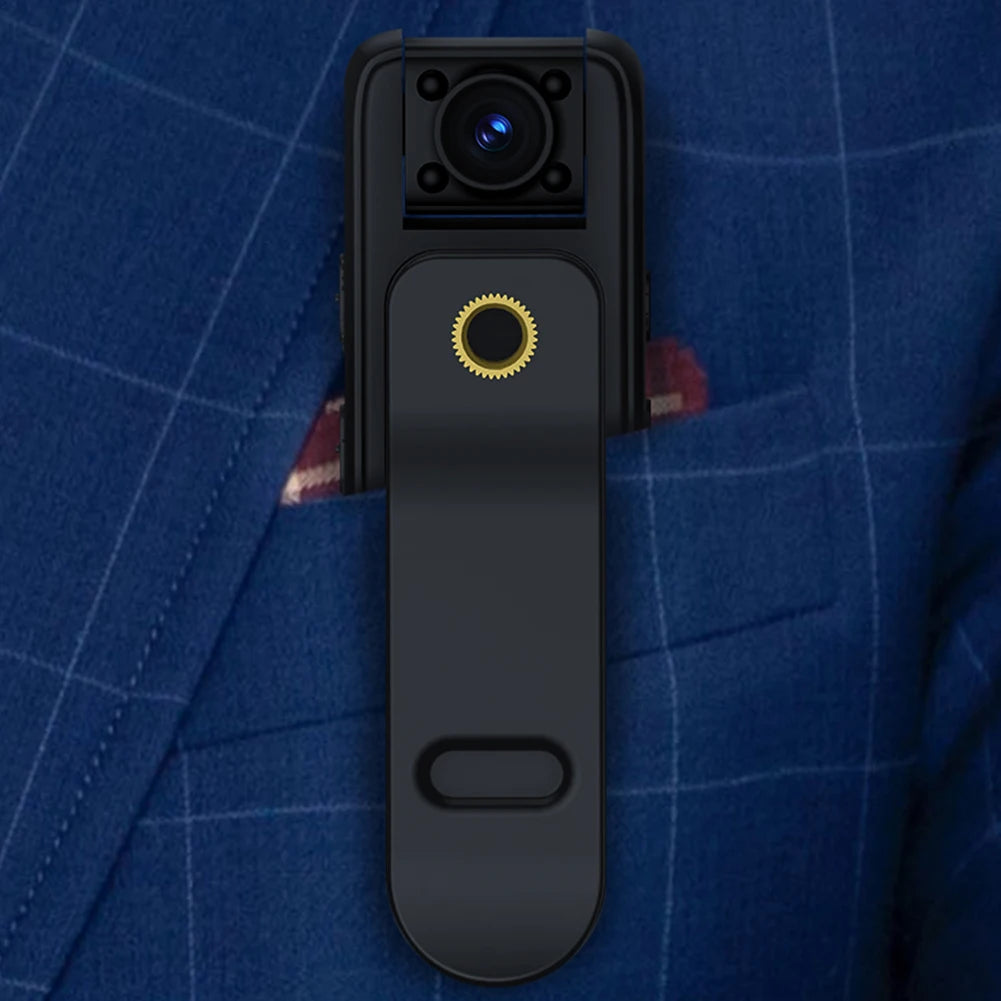 HD 2K Police Body Cam Mini Camera Infrared Night Vision WiFi Motorcycle Bike Car DVR with 180 Rotatable Lens Small Body Worn Cam