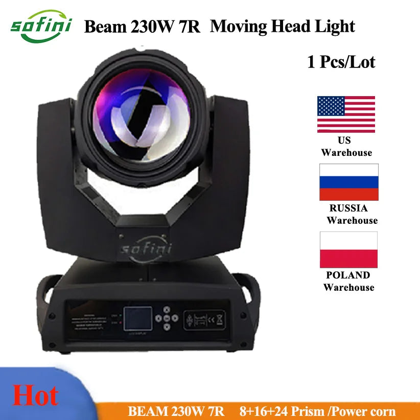 Beam 230 7R Moving Head Beam Sharpy 7R 230W Lyre Beam Light  For DJ Disco Stage Beam light Nightclub Parties Show Flightcase