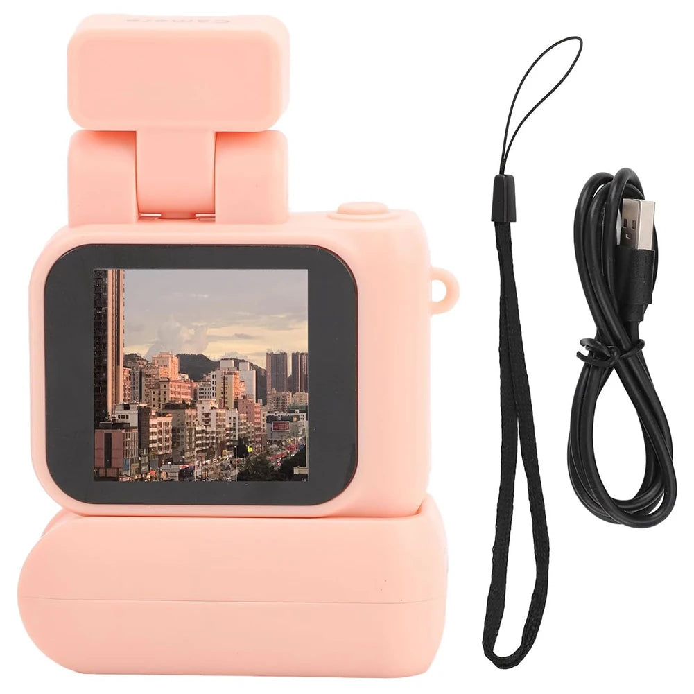 Y4000 Mini Camera with Screen HD 1080p Portable Video Recorder with Flash Light Battery Dock Retro Ultra Student Digital Camera