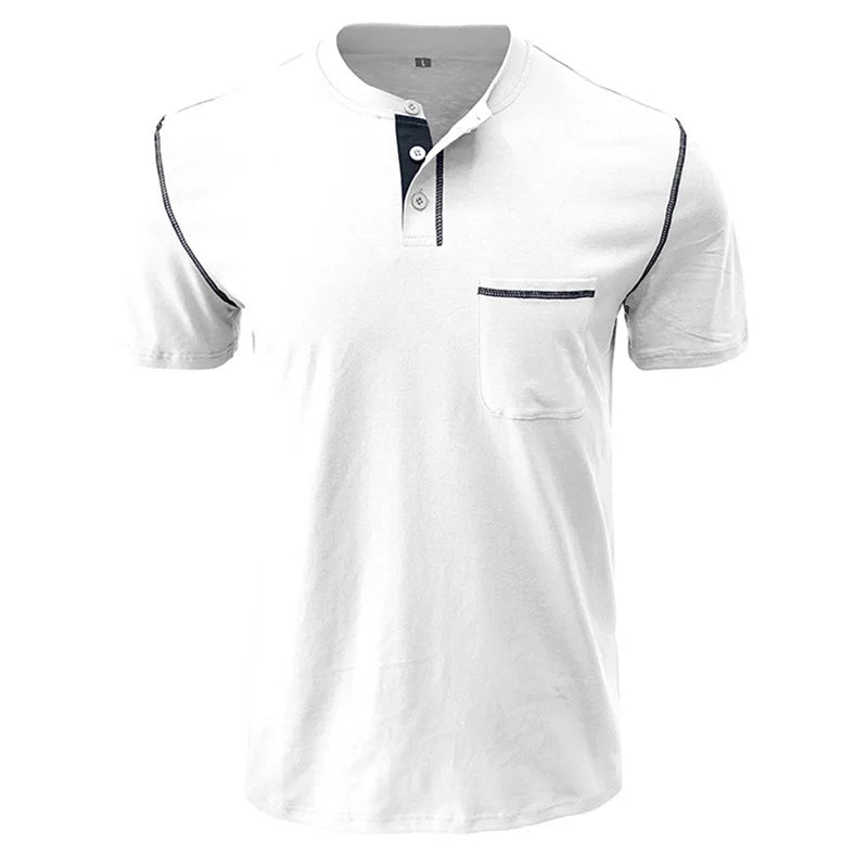 Men s Lightweight V-Neck T-Shirt Breathable  Fit Short Sleeve Casual Tee Soft Comfortable Summer Tops with Pocket