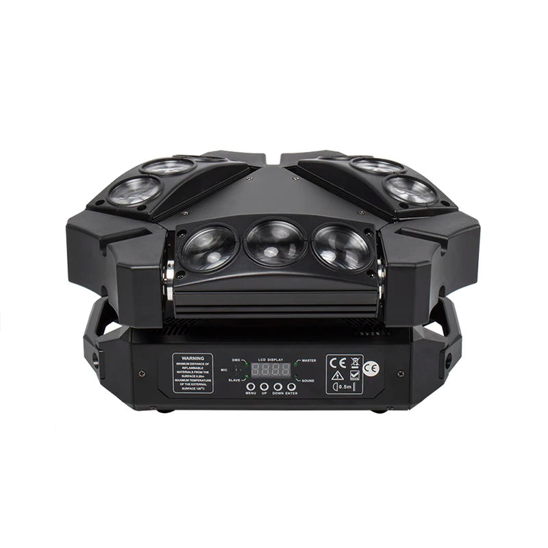 Mini LED 8X6W/9x10W Spider Light RGBW DMX512 Spider Moving Head Beam Light Used In DJ Disco Bar KTV Stage Lighting SHEHDS