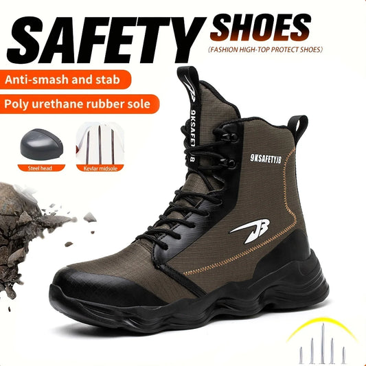 Breathable Safety Shoes Anti Smash and Puncture for Men