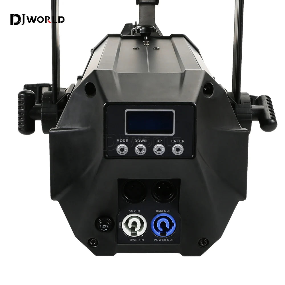 LED 250W Profile Leko Spotlight RGBW 4in1 Manual Cutting Stage Lighting Theater Wedding Catwalk Stage Professional DJ Equipment