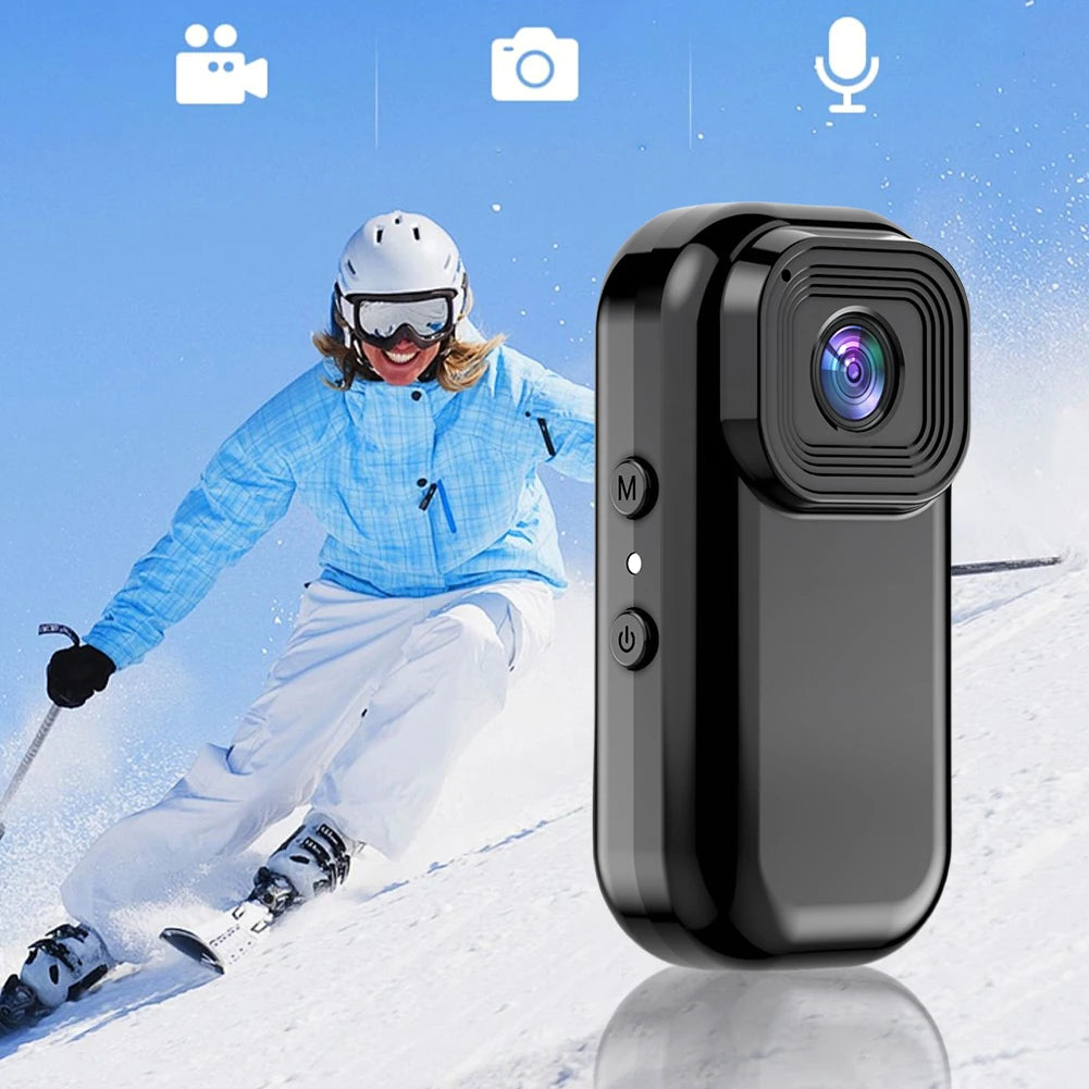 HD 1080P Mini Camera 140 Degree Wide Angle Back Clip VCR