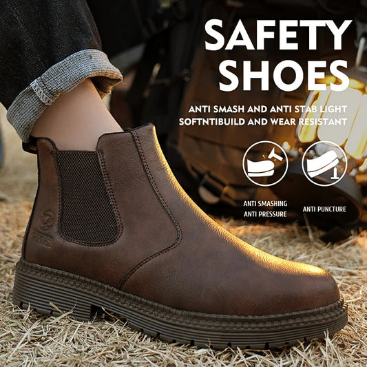 Department Name Anti Smash And Puncture High Top Work Shoes