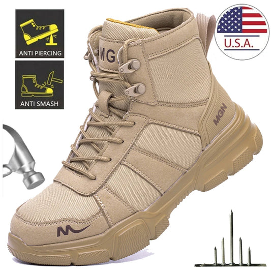 Durable Safety Boots Steel Toe Shoes For Men And Women