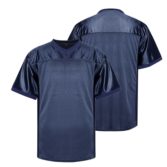 Men's Sports Casual T Shirts Solid Color Hip Hop Party Short Sleeve V Neck Breathable Cotton Tees Top Summer Plus Size Clothing