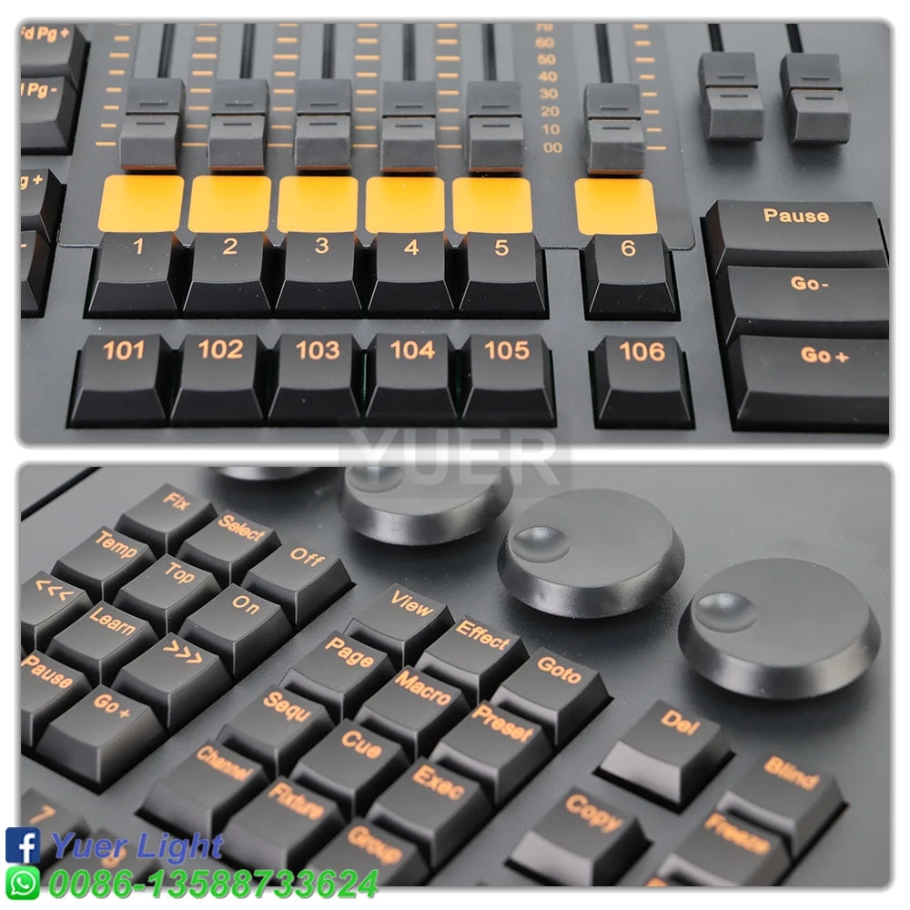 New Version Command Wing Fader Wing Controller M.a II 2048 Parameters Stage Lighting Console DMX Control DJ Moving Head Lights