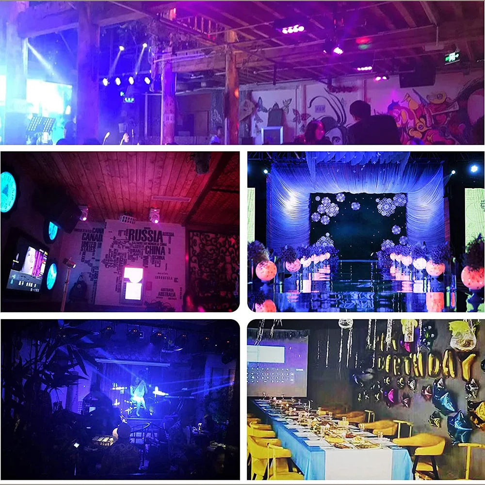 Professional Moving Head Beam LED Disco Light with 8 Gobos 9/11CH Sound/DMX DJ Lights for Stage Bars Wedding Party LS10