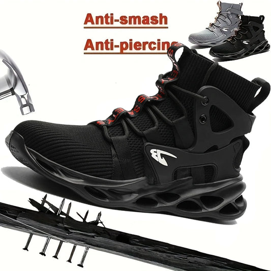 Breathable Anti-Smash And Anti-Puncture Safety Shoes For Men