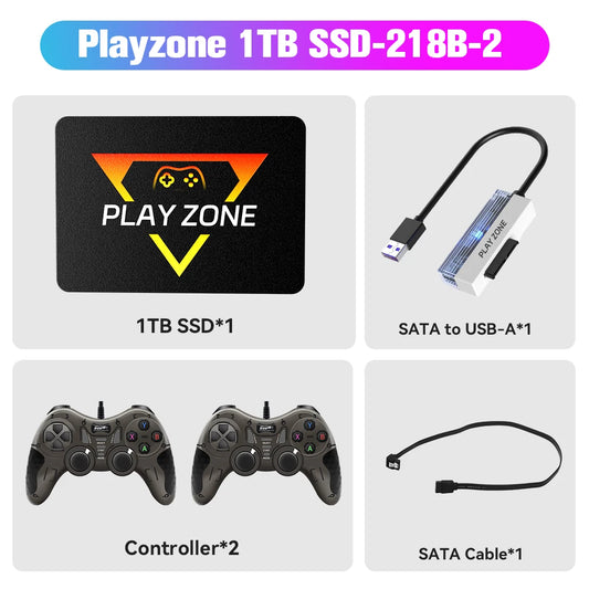Playzone 1TB SSD Game Consoles For PS5 PS4 Xbox Switch