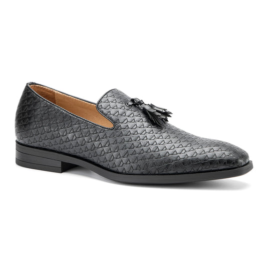 Meijiana Mens Leather Loafers Slip On Formal Dress Shoes