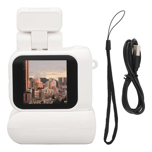 Y4000 Mini Camera with Screen HD 1080p Portable Video Recorder with Flash Light Battery Dock Retro Ultra Student Digital Camera