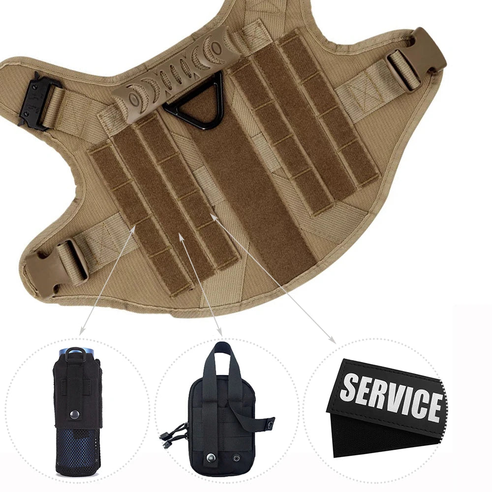 Large Dog Harness for German Shepherd Malinois Training Walking Pet Vest Dog Harnesses For Medium Large Dogs Accessories