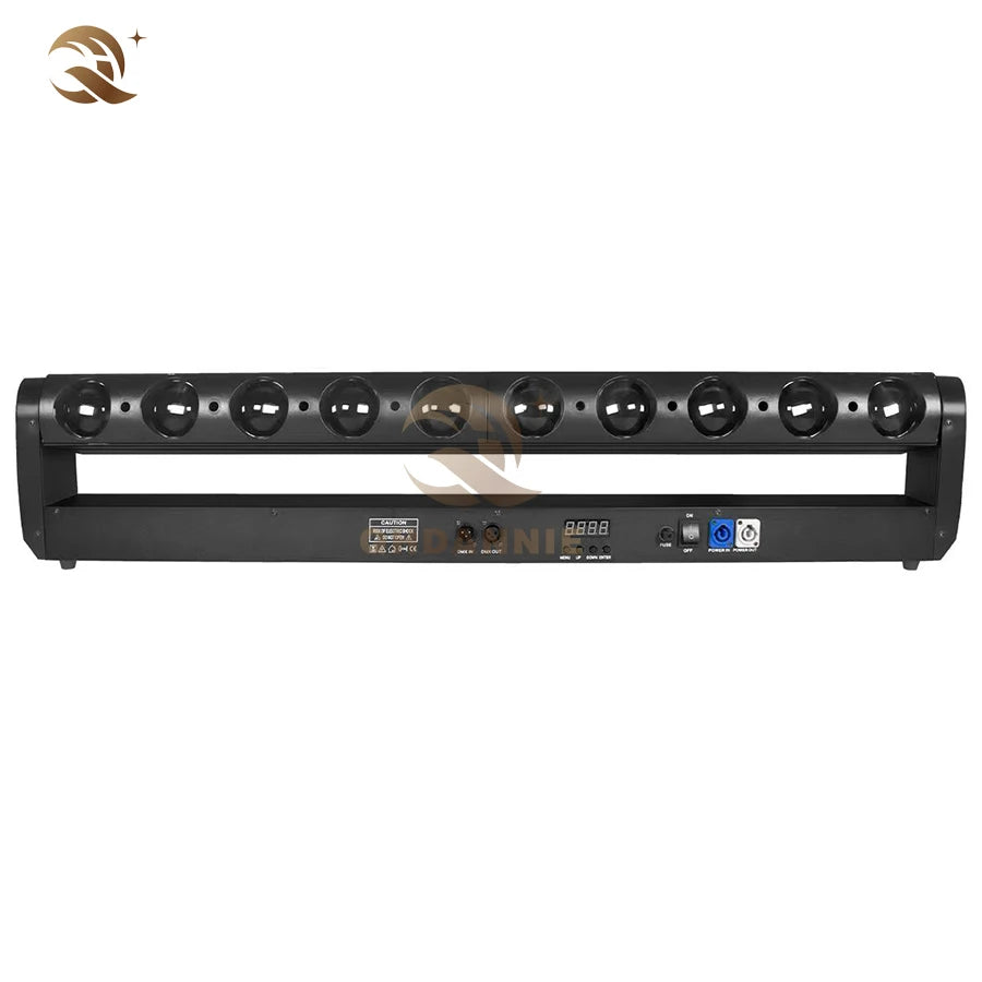 LED 10x40W RGBW 4in1 Beam  Moving Head  Light With Flightcase DMX512 DJ Projector Lights For Bar Party KTV Christmas Effect Lamp