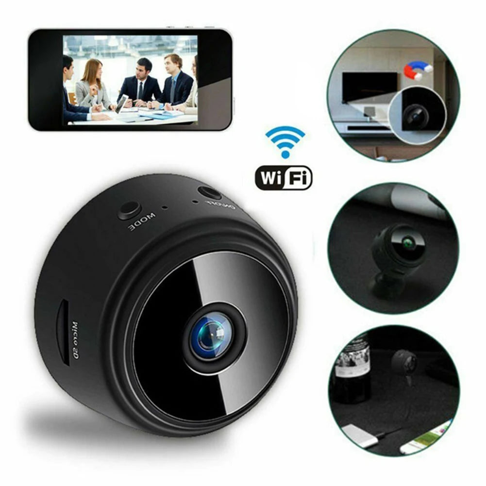 HD 1080P WiFi Camera Monitor Video Surveillance Recorder Detection Device for Home Security Machine Accessory