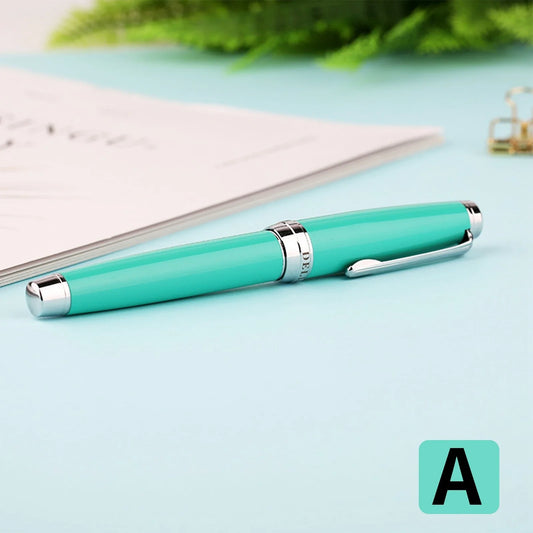 New Moon 3 Metal Fountain Pen molandi Color Korean Students' Writing Practice ink Pens office school supplies exquisite gift pen