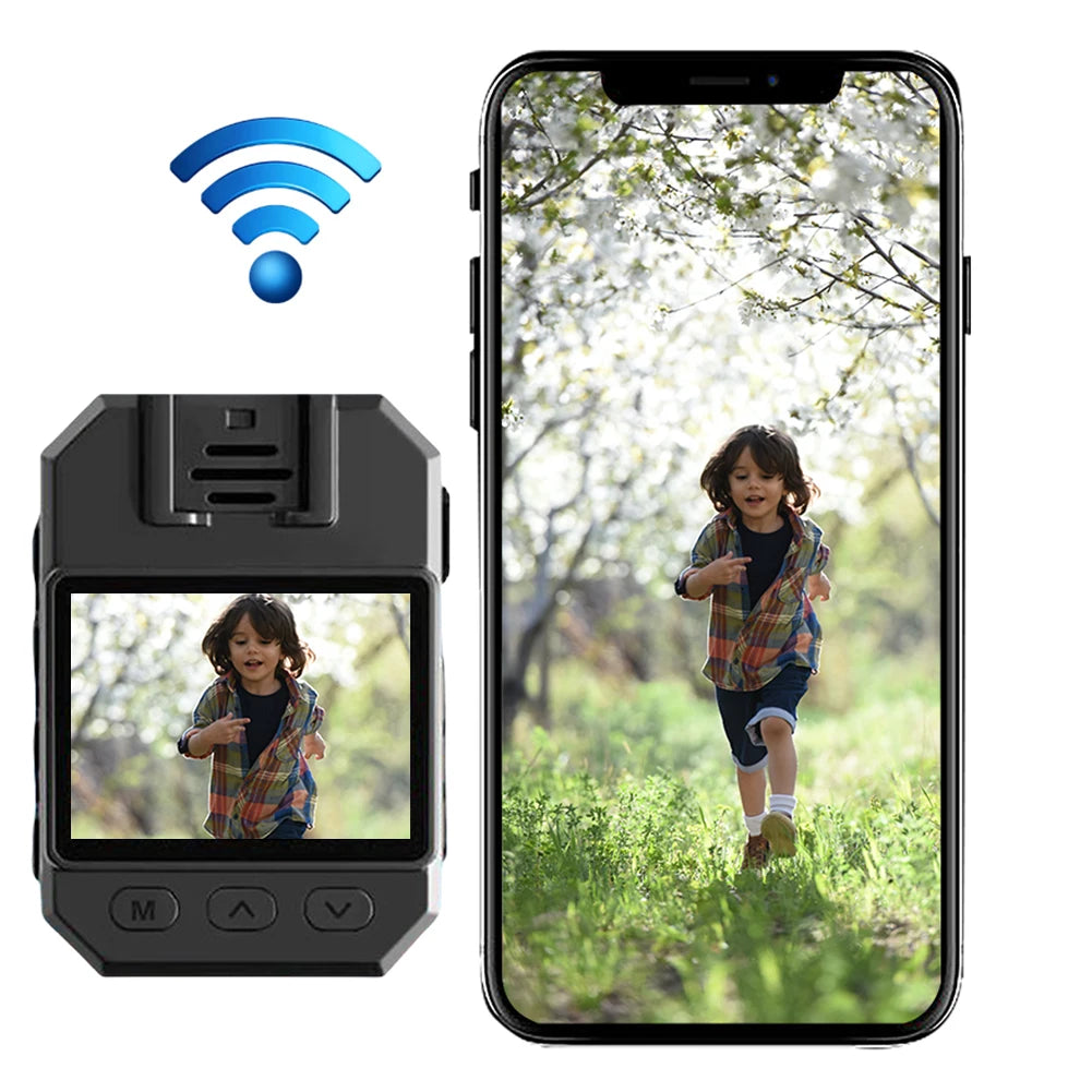 4K HD 1080P Mini Digital Camera Night Vision WiFi Camera Waterproof Video Recorder Site Enforcement Recorder for Law Enforcement